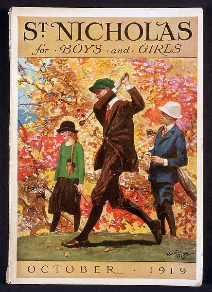 St Nicholas, for Boys and Girls, cover, October 1919