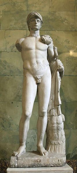Statue of a Roman as a hero, 1st century