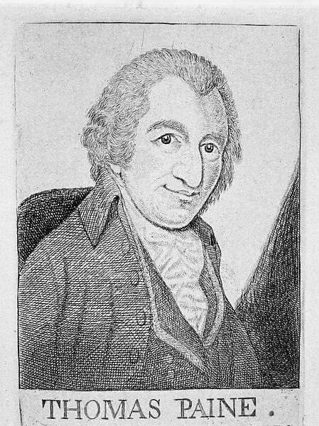 Thomas Paine, English-born American revolutionary, writer and philosopher, c1790