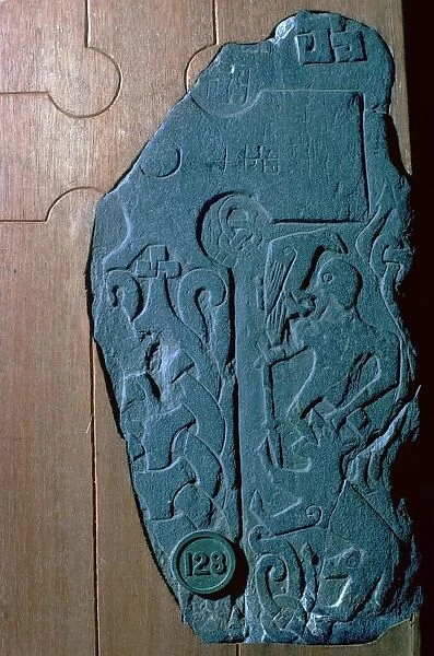 Thorwalds Cross-slab, a Viking cross slab showing Ragnarok, 10th century