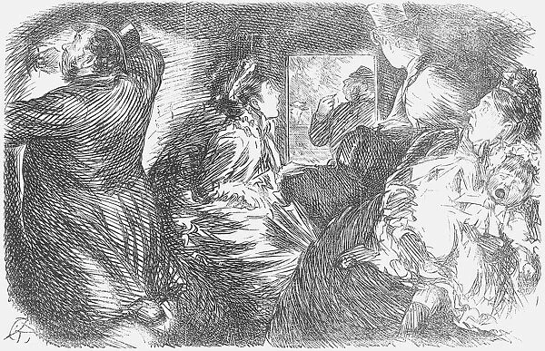 Tout Vient A Qui Sait Attendre, 1875. Artist: Charles Samuel Keene