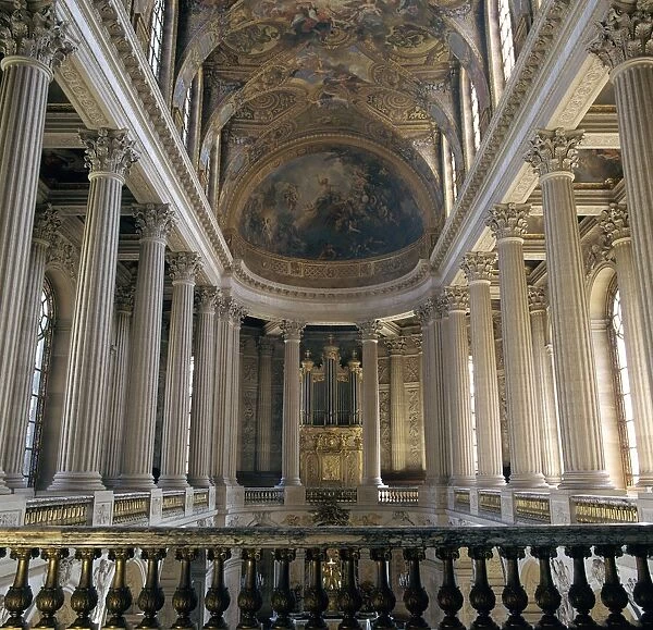 Upper floor of the Chapel of Versailles, 17th century