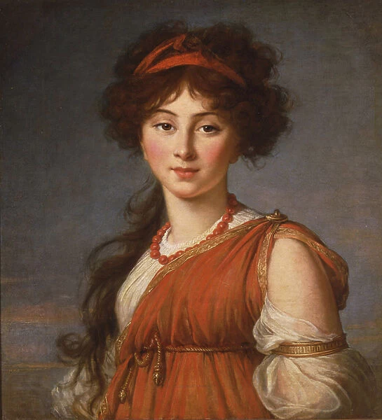Varvara Ivanovna Naryshkina, nee Ladomirsky (1785-1840), 1800. Artist: Vigee-Lebrun, Marie Louise Elisabeth (1755-1842)