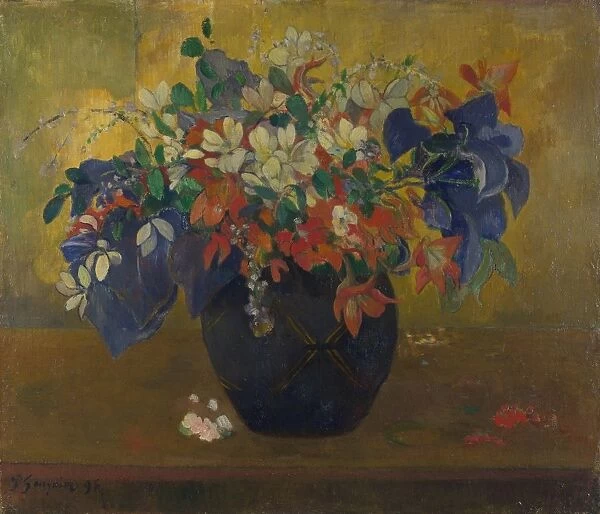 A Vase of Flowers, 1896. Artist: Gauguin, Paul Eugene Henri (1848-1903)