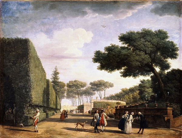 View in the Park of the Villa Pamphili in Rome, 1749. Artist: Claude-Joseph Vernet