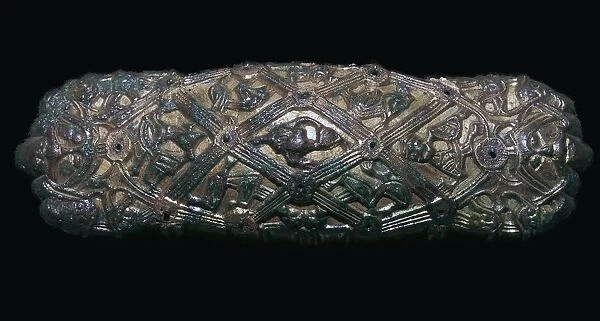 Viking gilt bronze brooch