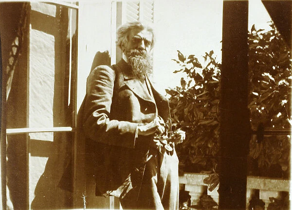 Vladimir Solovyov, Russian philosopher, poet, and literary critic, Cannes, France, 1899