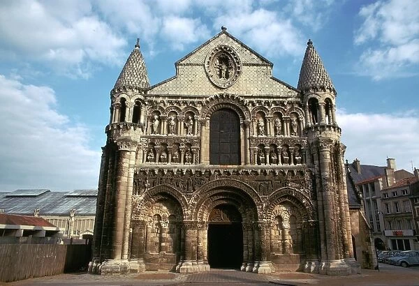 West front of Notre Dame, 12th century
