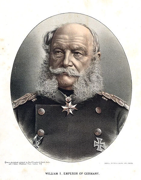 Wilhelm I, King of Prussia and Emperor of Germany, c1880