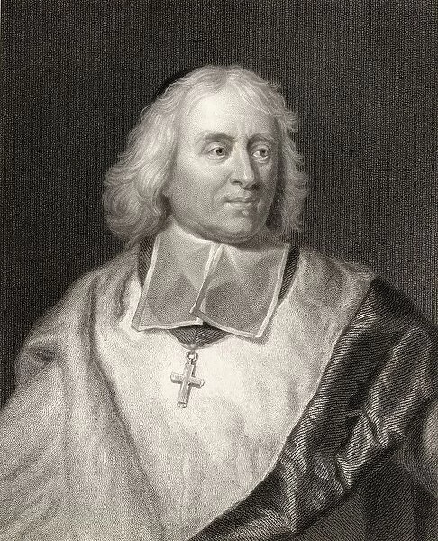 Jacques Benigne Bossuet 1627-1704. Bishop Of Meaux. From The Book 'Gallery Of Portraits'Published London 1833