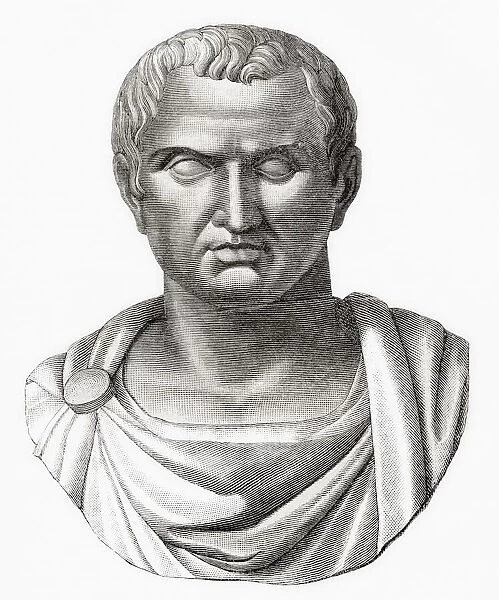 Marcus Antonius, 83 BC - 30 BC, aka Mark Antony or Anthony. Roman politician and general. From Cassells Illustrated Universal History, published 1883