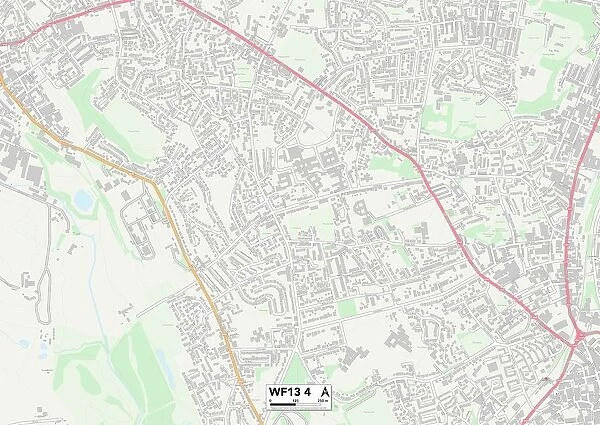 Kirklees WF13 4 Map