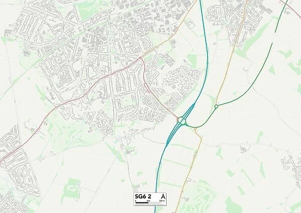 North Hertfordshire SG6 2 Map