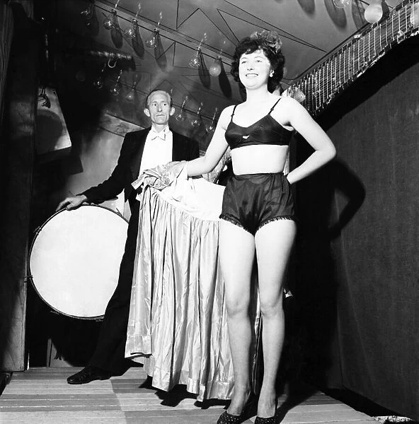 Albert and Elsie Price seen here on stage performing 'Striptease'