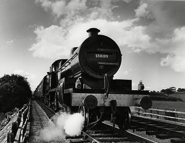 A Fowler Class Somerset & Dorset Joint Railway 7F locomotive at the Midland Railway