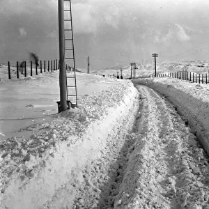 Snow at Dowlais Top, 1947