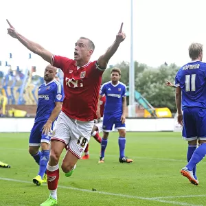 Aaron Wilbraham's Thrilling Goal Celebration: Bristol City's Triumphant Victory Over Brentford in Sky Bet Championship