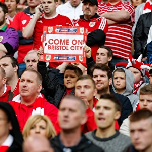 Bristol City FC's Glory at Wembley: A Sea of Fans Celebrating Victory