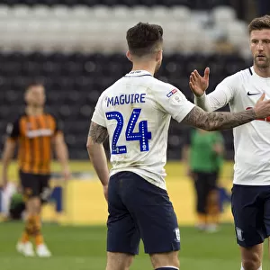 DK, Hull City v PNE, Home Kit Sean Maguire and Paul Gallagher