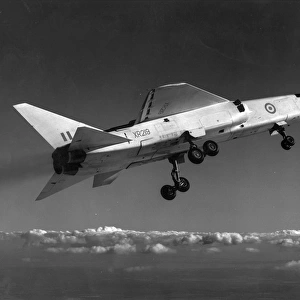 BAC TSR-2 XR219 in flight with undercarriage down