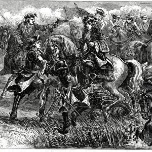 The Duke of Marlborough in danger, Battle of Ramillies, Spanish Netherlands