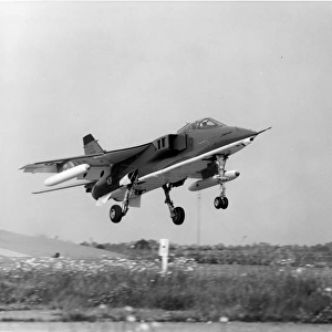 French Navy Jaguar prototype M-05 during catapult trials