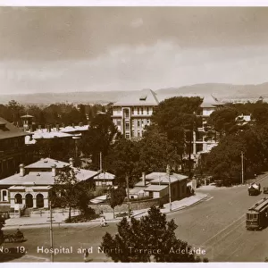 Hospital and North Terrace, Adelaide, Australia