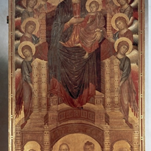 Maesta, 1280-1285, by Cimabue (c. 1240-1302)