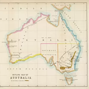Maps / Australia 1850S