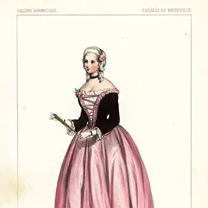 Mlle. Adele Page as the Duchess of Navailles