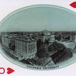 New York City - Playing card - Columbia University