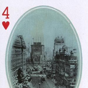New York City - Playing card - Long Acre Square