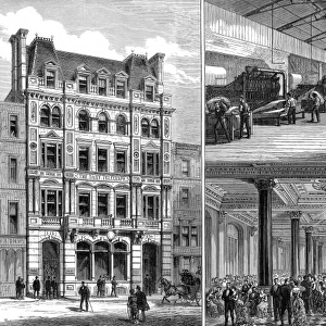 The newly built offices of the Daily Telegraph, Fleet Street