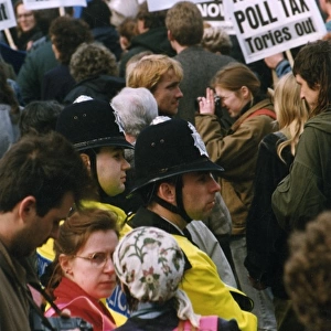 Poll Tax demonstration, Central London