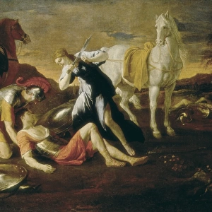 POUSSIN, Nicolas (1594-1665). Tancred and Erminia
