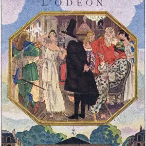 Programme cover for Theatre National de L Odeon, Paris, earl