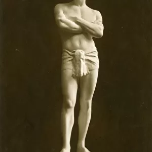 Sculpture of a Male Swedish Swimmer