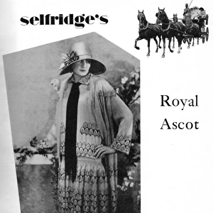 Selfridges Royal Ascot advert, 1927