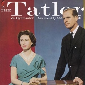 Tatler front cover: Queen Elizabeth II and Prince Philip