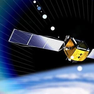 Communications satellite, artwork