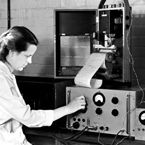 Infrared spectrometer, 1954