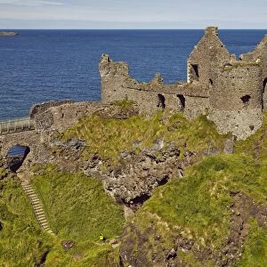 Dunluce Castle, near Portrush, County Antrim, Ulster, Northern Ireland, United Kingdom