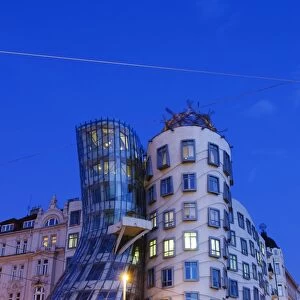 Fred and Ginger Dance School, Dancing House, designed by Frank O Geary, Prague, Czech Republic, Europe