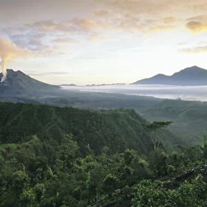 Mount Gunung Batur volcano
