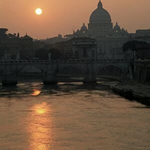 River Tiber and the Vatican