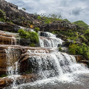 Sentinela waterfall near Diamantina, Minas Gerais, Brazil, South America
