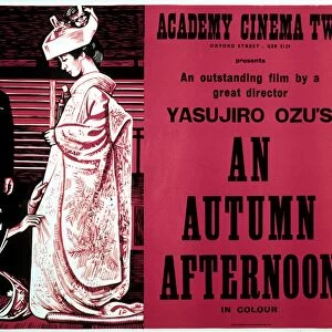 Academy Poster for Yasujiro Ozus An Autumn Afternoon (1962)