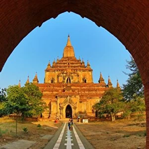 Sulamani Guphaya Temple Pagoda on the Plain of Bagan, Bagan, Myanmar (Burma)
