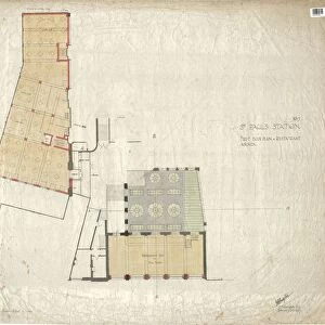 St Pauls Station - First Floor Plan and Restaurant Annex [1923]