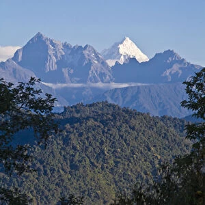 India, Sikkim, Ravangla (Rabongla), Ralang, Kanchenjunga range